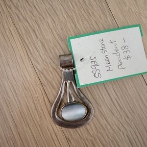 Sterling Silver Moonstone Pendant